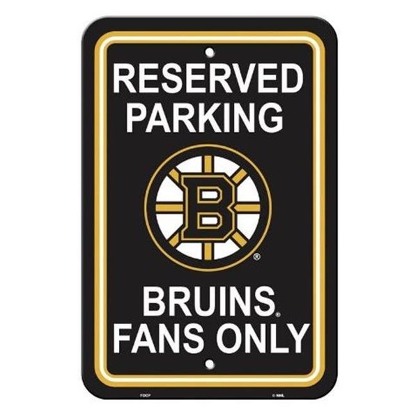 Fremont Die Inc Fremont Die 80208 Boston Bruins Plastic Parking Sign 80208